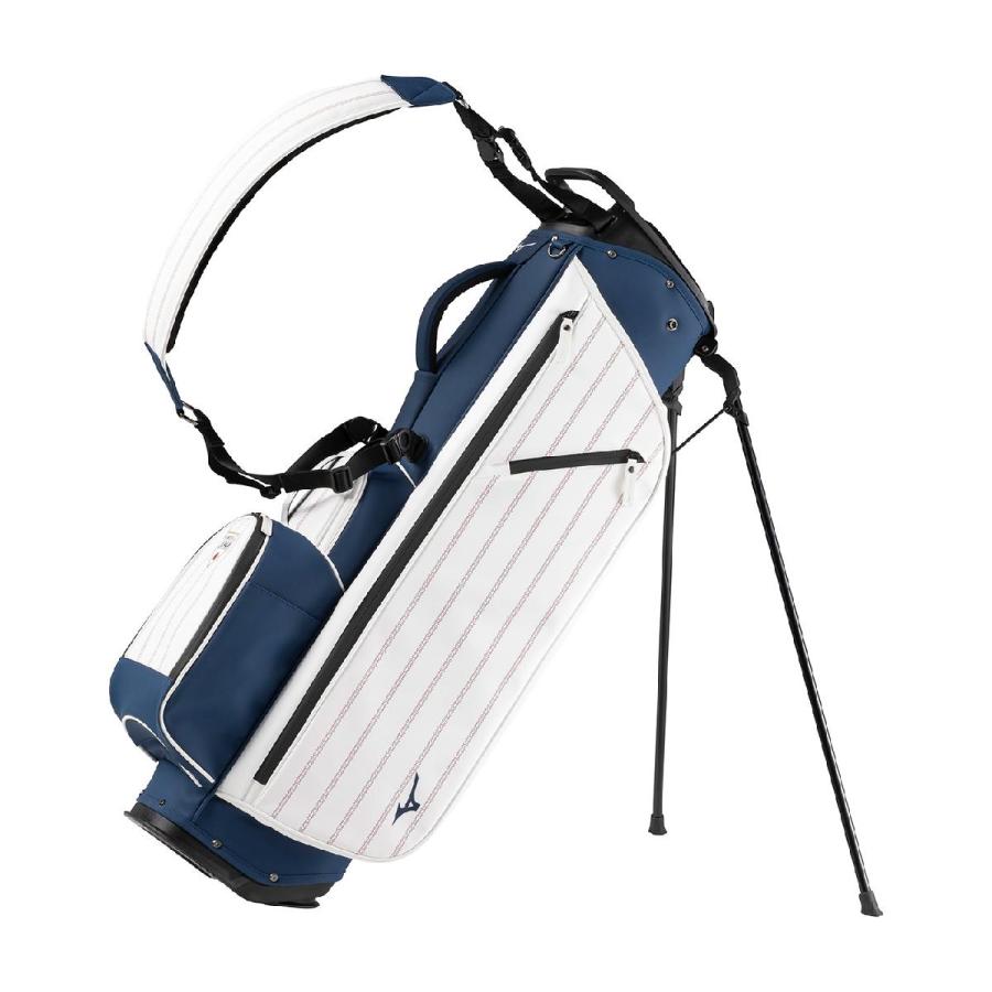 Mizuno スタンドゴルフバッグ 青/白 Tour Stand Prime キャディバッグ／25年モデル|5LGC2514|バッグ|ゴルフ