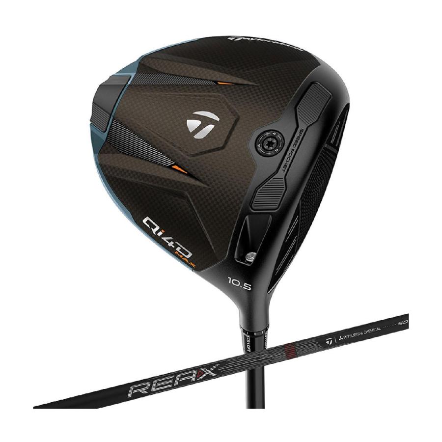 TaylorMade（テーラーメイド） Qi4D Qi4D MAX ドライバー REAX HR50 シャフト：REAX 50 High ...
