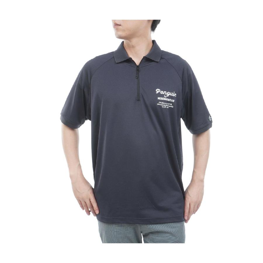 18700円★マンシングウェア ペンギンシルエットロゴ半袖シャツ★Ｌ ペンギン バイ マンシングウェア penguin BY MUNSINGWEAR GOLF TEAM T