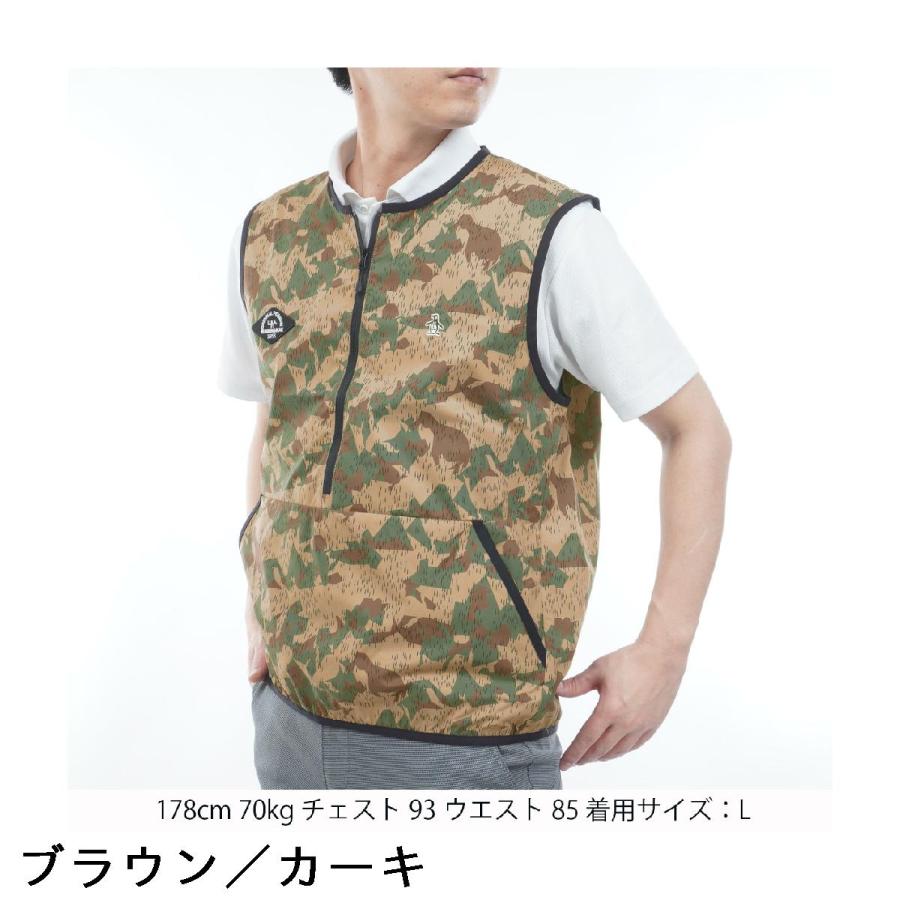 ペンギンバイマンシングウェア penguin BY MUNSINGWEAR ペンギンカモフラージュ プルオーバーベスト_2