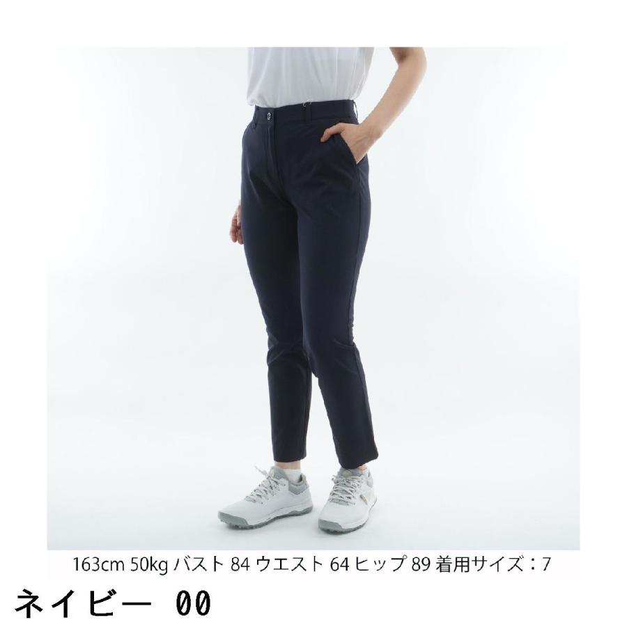 マンシングウェア Munsingwear ストレッチハウンドトゥース地柄パンツ レディスの画像