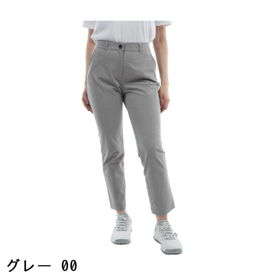 マンシングウェア Munsingwear ストレッチハウンドトゥース地柄パンツ レディスの画像