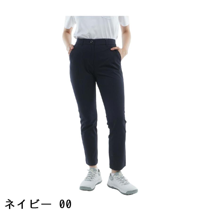 マンシングウェア Munsingwear ストレッチハウンドトゥース地柄パンツ レディスの画像