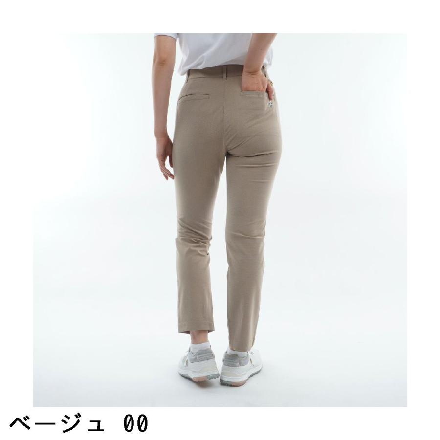 マンシングウェア Munsingwear ストレッチハウンドトゥース地柄パンツ レディスの画像