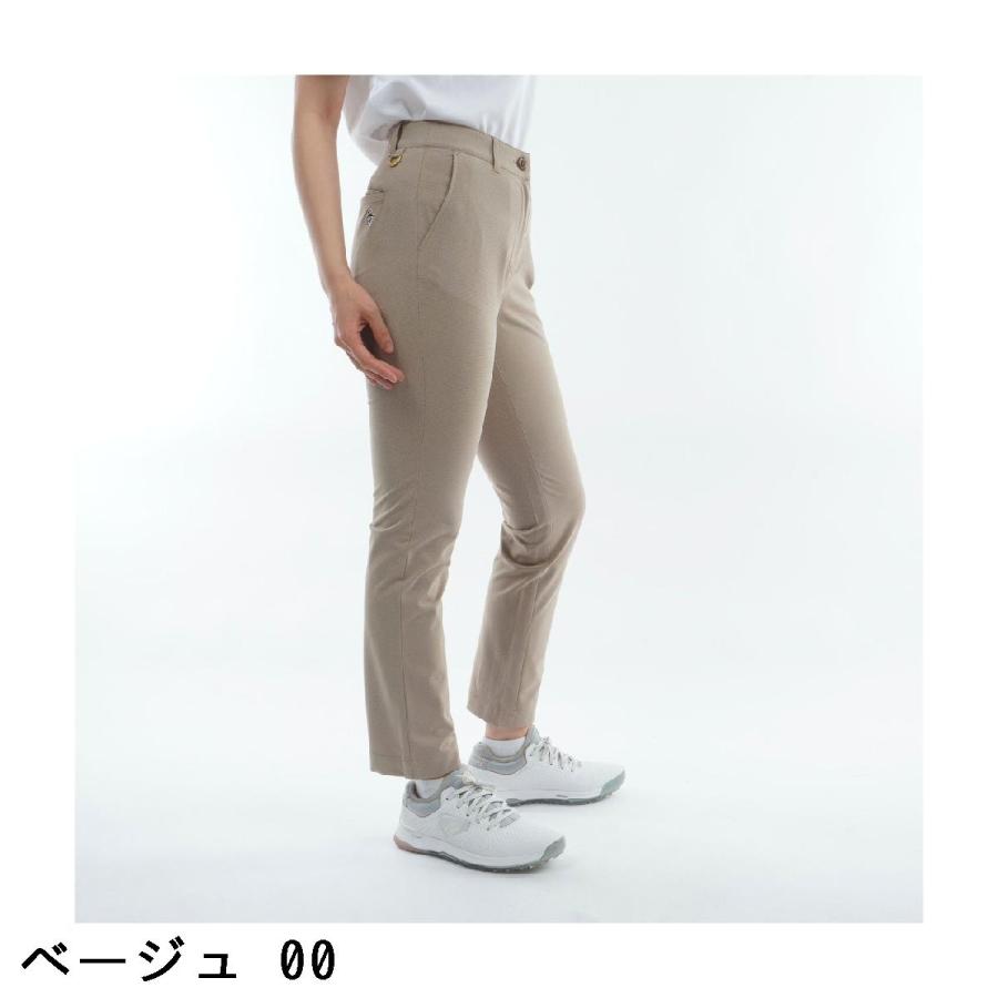 マンシングウェア Munsingwear ストレッチハウンドトゥース地柄パンツ レディスの画像