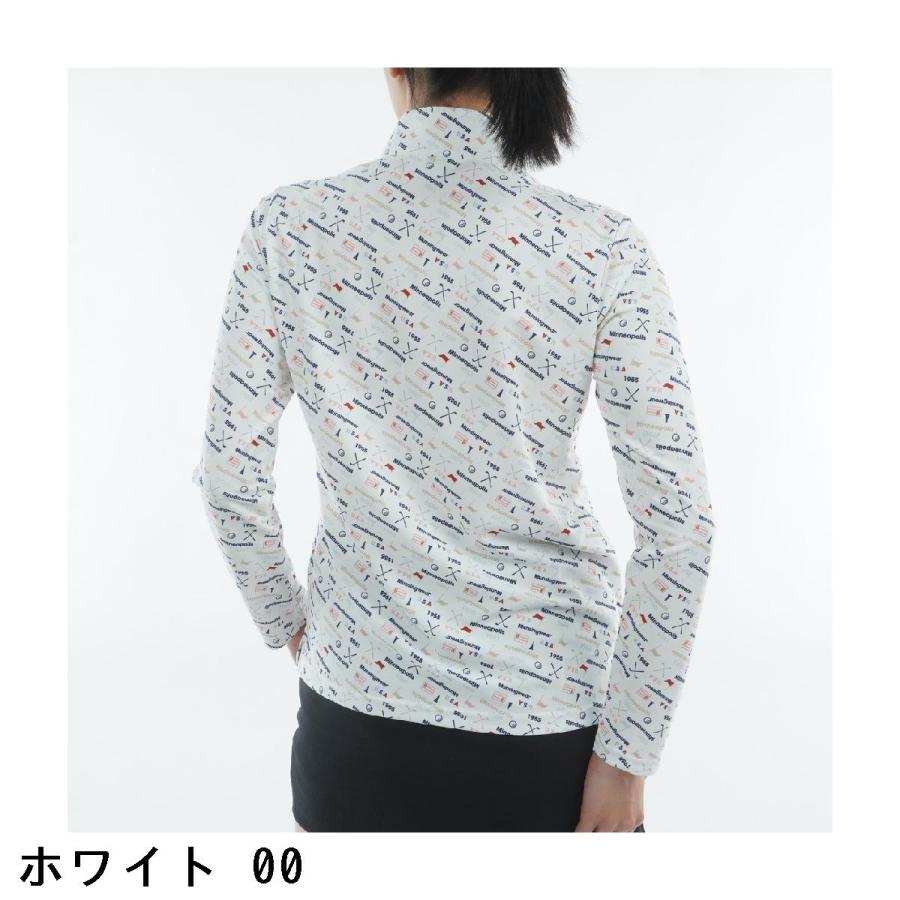 Munsingwear（マンシングウェア） ストレッチ プリントハーフジップ