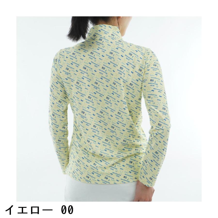 Munsingwear（マンシングウェア） ストレッチ プリントハーフジップ