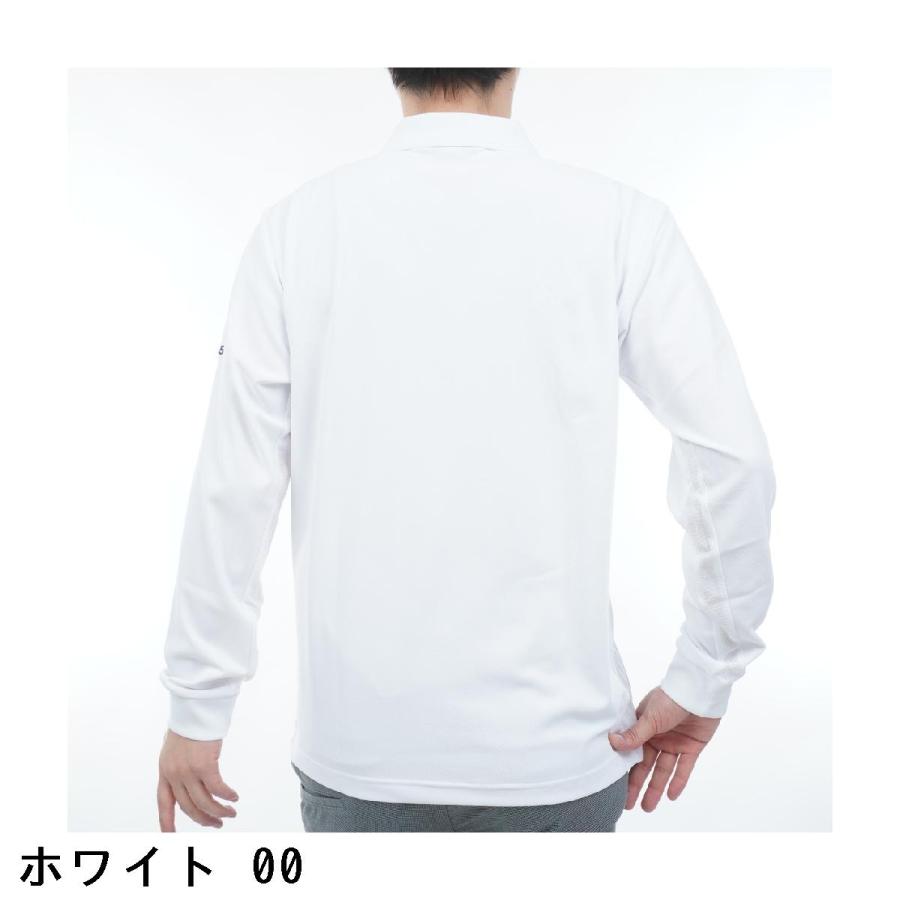 Munsingwear 長袖ポロシャツ ホワイト LLサイズ 新品 Munsingwear（マンシングウェア） ストレッチ サイドメッシュ長袖
