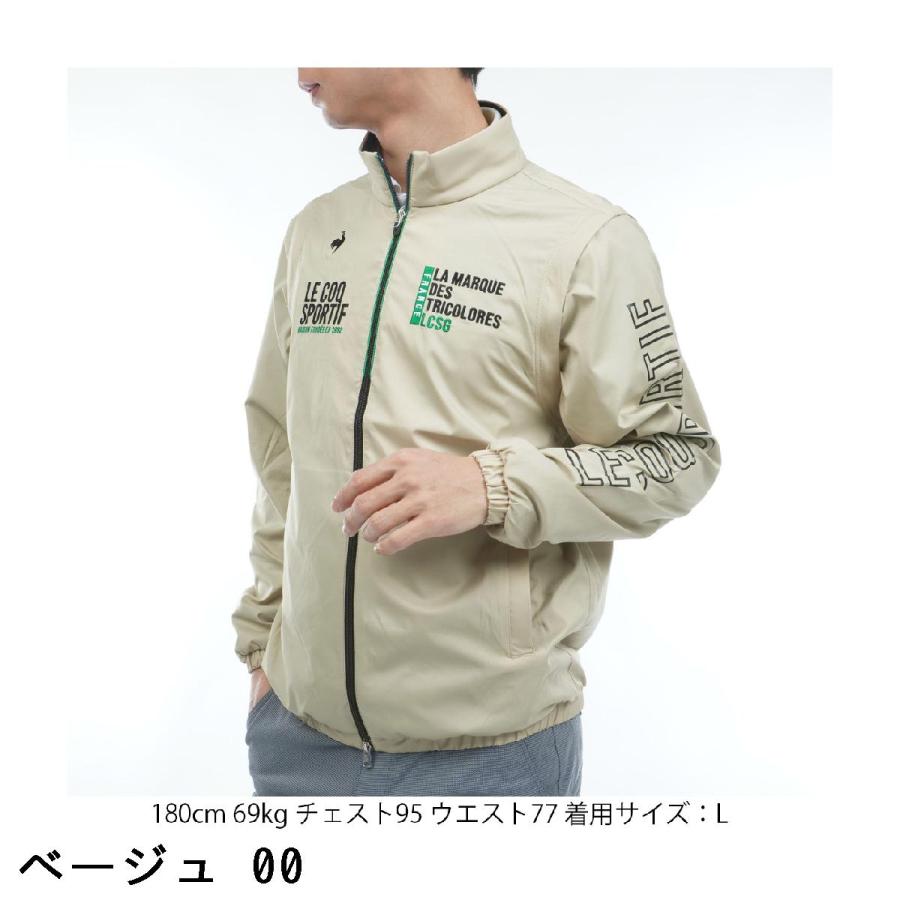 ルコックスポルティフ ゴルフ Le coq sportif GOLF ストレッチ 2WAY ベンチレーションブルゾン_5