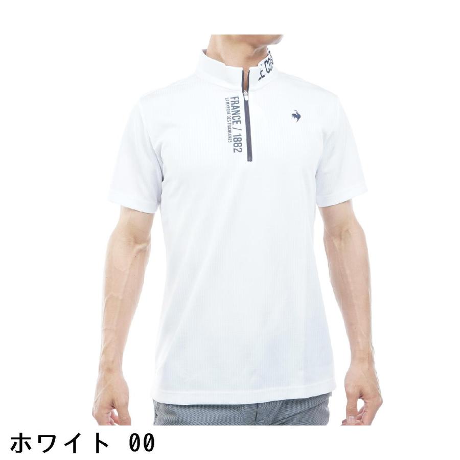 ルコックスポルティフ/ゴルフ ポロシャツ【ホワイト/LL】新品！ le coq sportif GOLF（ルコックスポルティフ ゴルフ） ルコック
