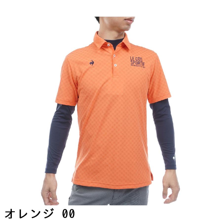 le coq sportif GOLF ゴルフシャツ 3L オレンジ le coq sportif GOLF（ルコックスポルティフ ゴルフ） ルコック