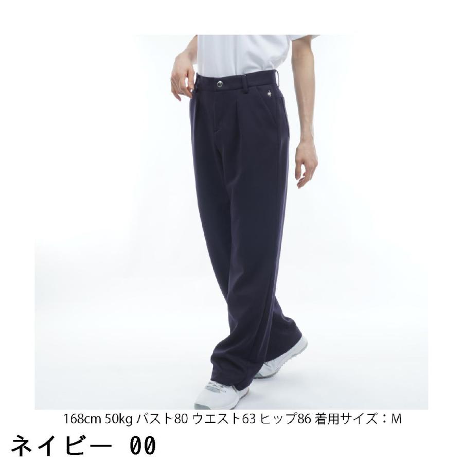 ルコックスポルティフ ゴルフ Le coq sportif GOLF ストレッチ ワンタックロングパンツ レディスの画像