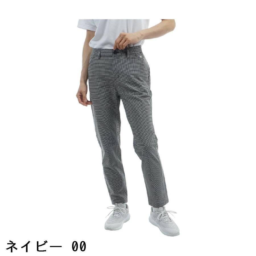 ルコックスポルティフ ゴルフ Le coq sportif GOLF ストレッチ チェック柄9分丈パンツ レディスの画像