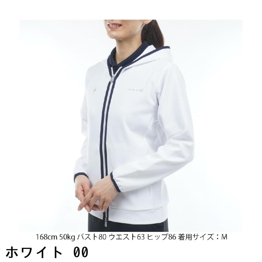 ルコックスポルティフ ゴルフ Le coq sportif GOLF ストレッチ フルジップスウェットフーディー レディスの画像