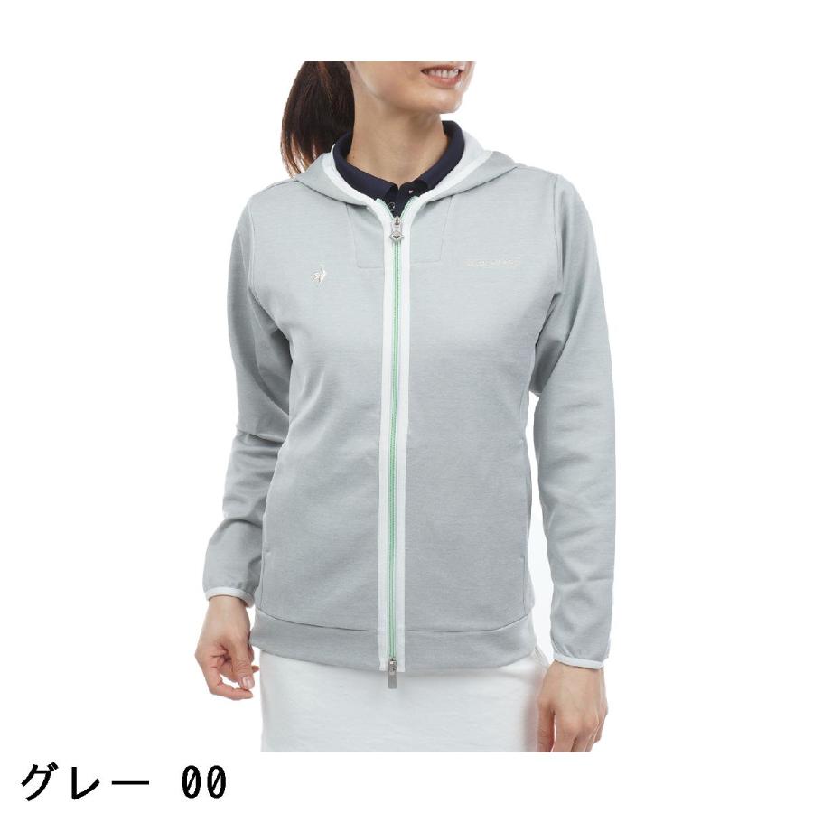 ルコックスポルティフ ゴルフ Le coq sportif GOLF ストレッチ フルジップスウェットフーディー レディスの画像