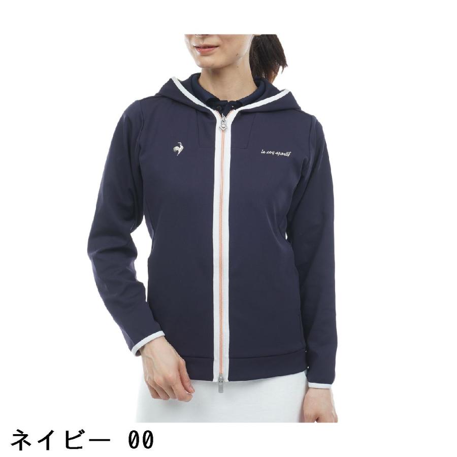 ルコックスポルティフ ゴルフ Le coq sportif GOLF ストレッチ フルジップスウェットフーディー レディスの画像