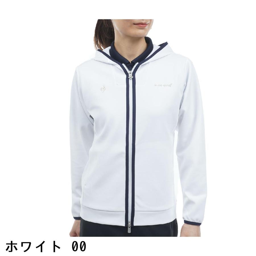 ルコックスポルティフ ゴルフ Le coq sportif GOLF ストレッチ フルジップスウェットフーディー レディスの画像