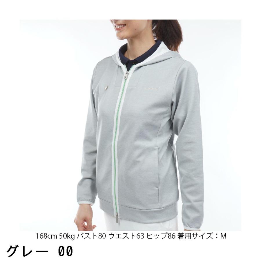 ルコックスポルティフ ゴルフ Le coq sportif GOLF ストレッチ フルジップスウェットフーディー レディスの画像