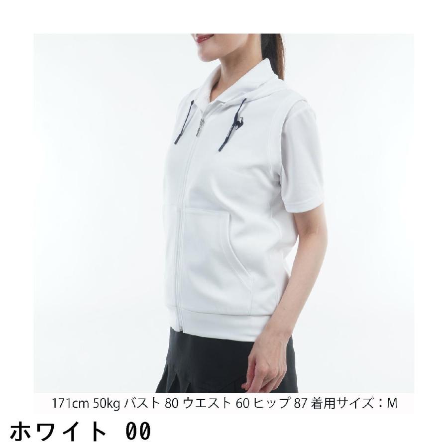 le coq sportif GOLF - ルコックスポルティフ ゴルフ Le coq sportif GOLF DAILY 伸ばすこと フーディーフルジップベスト レディス