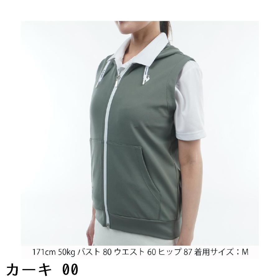 le coq sportif GOLF - ルコックスポルティフ ゴルフ Le coq sportif GOLF DAILY 伸ばすこと フーディーフルジップベスト レディス