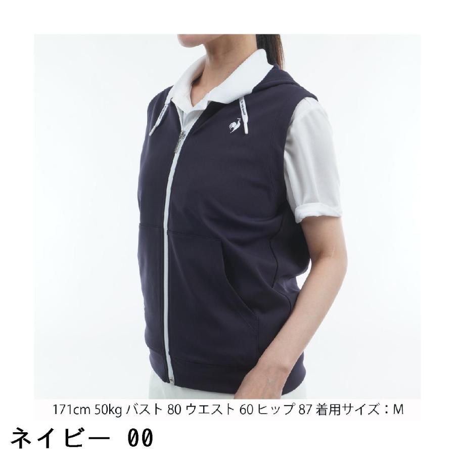 le coq sportif GOLF - ルコックスポルティフ ゴルフ Le coq sportif GOLF DAILY 伸ばすこと フーディーフルジップベスト レディス