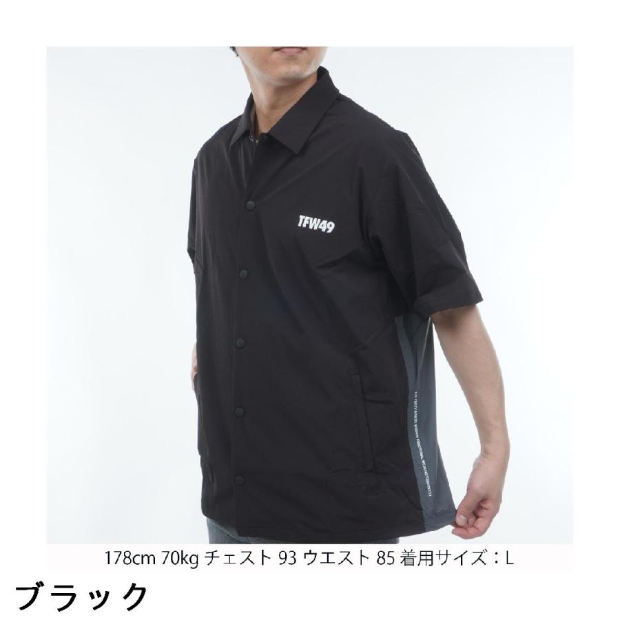ティーエフダブリュー TFW49 ストレッチ ライト半袖コーチジャケット