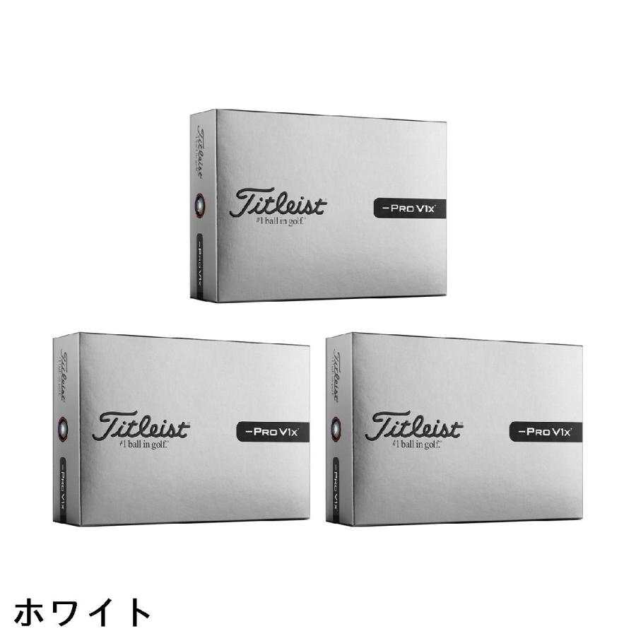 Titleist（タイトリスト） PRO V1 PRO V1X LEFT DASH ボール 3ダース