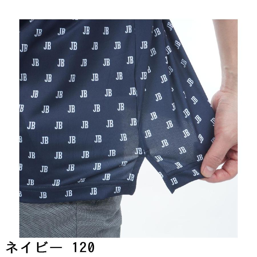Jack Bunny!!（ジャックバニー） 吸水速乾 ロゴプリント モックネック