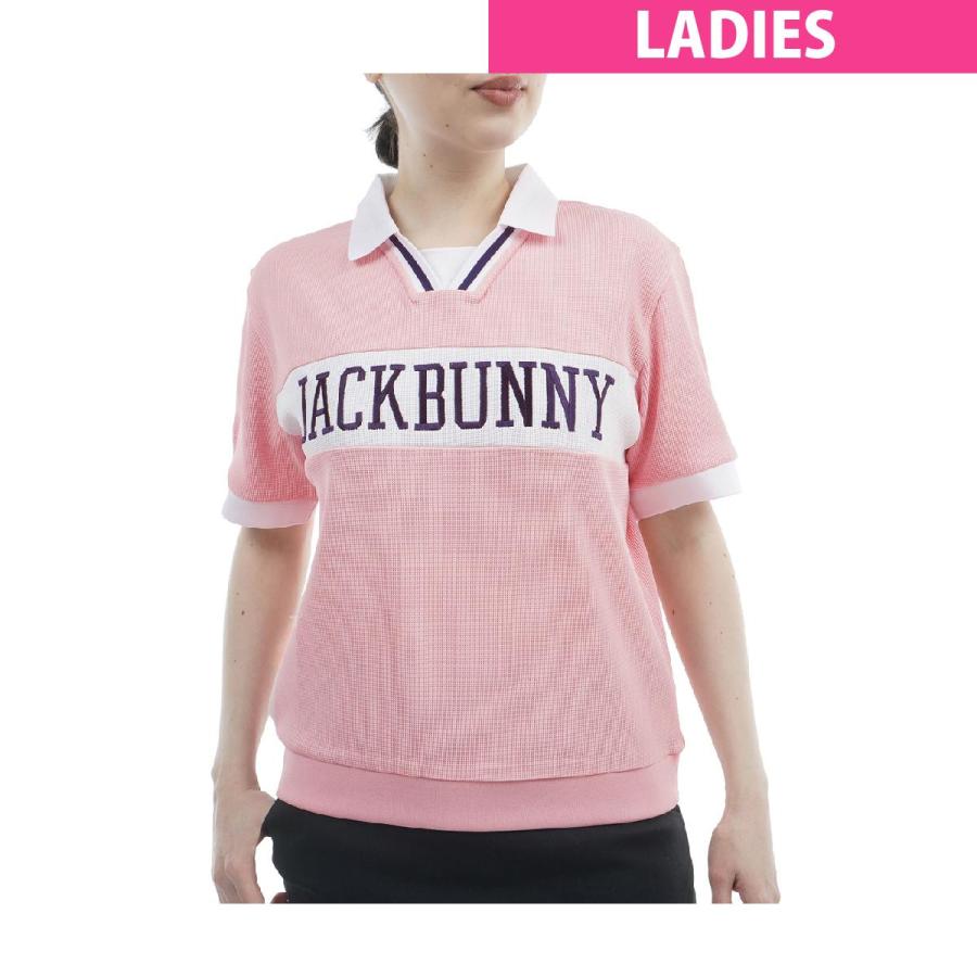 Jack Bunny!!（ジャックバニー） BodyshellEX ワッフル 半袖シャツ