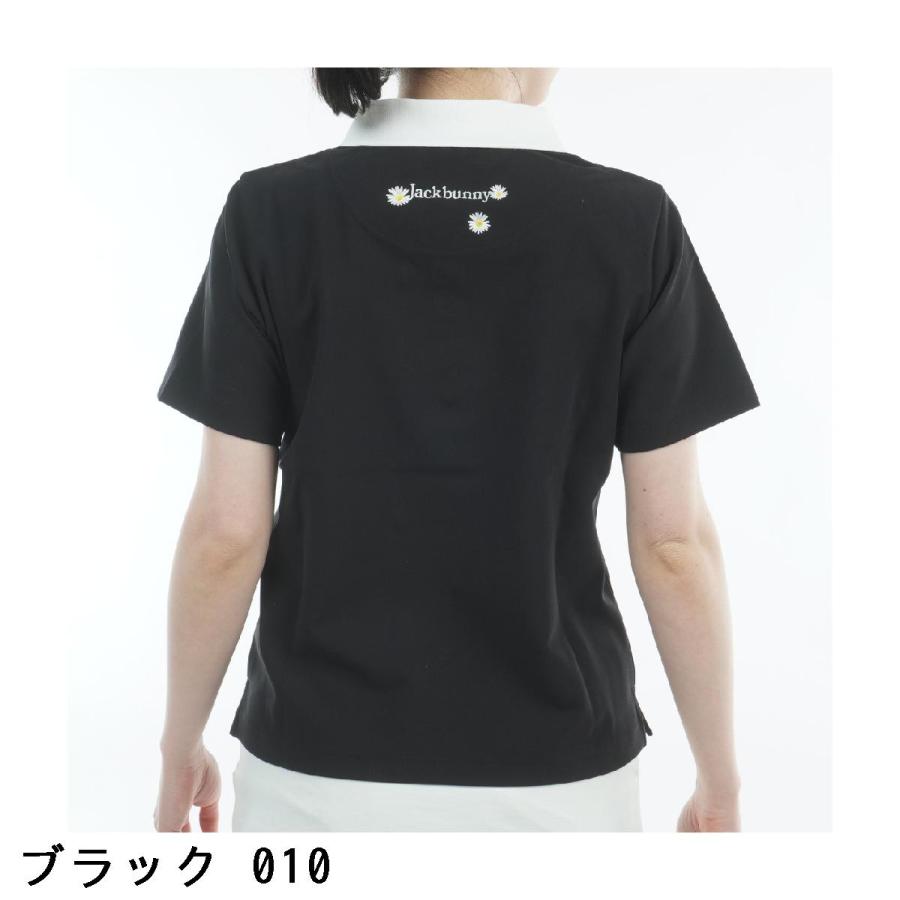 Jack Bunny!!（ジャックバニー） グリッドストレッチ Flower 半袖