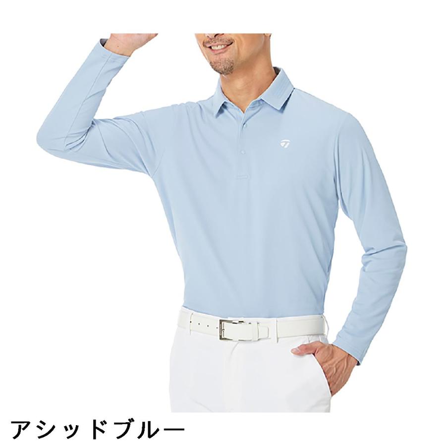 TaylorMade（テーラーメイド） ストレッチ 長袖ポロシャツ : GDOゴルフ