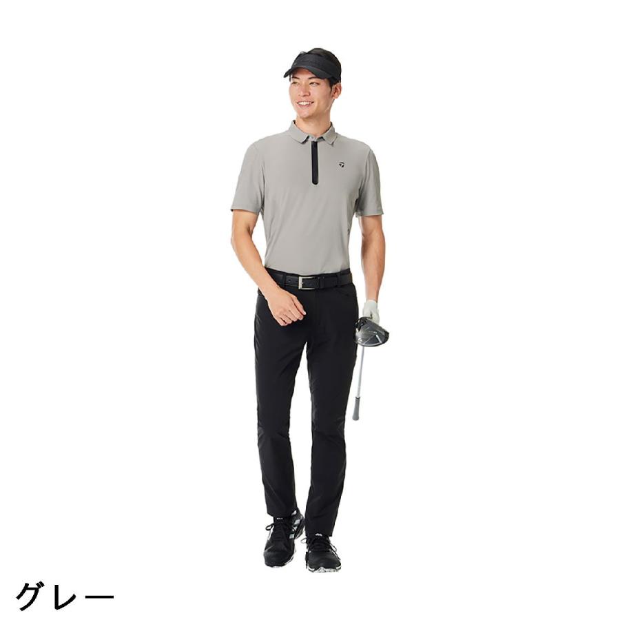 TaylorMade 上下セット ポロシャツ パンツ セットアップ L TaylorMade（テーラーメイド） ストレッチ TP 半袖ポロシャツ : GDO