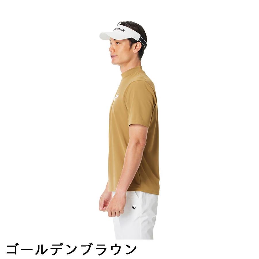 TaylorMade（テーラーメイド） ストレッチ BD モックネック半袖シャツ