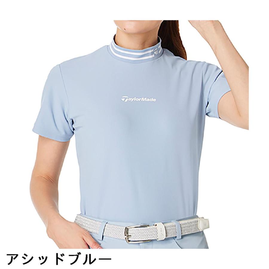 【新品】テーラーメイド／ハイネック／モックネック／半袖／Ｏサイズ TaylorMade（テーラーメイド） ストレッチ モックネック半袖シャツ