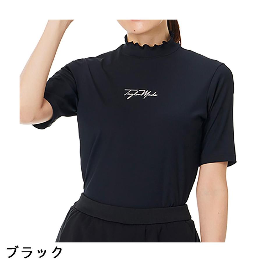 テーラーメイド Taylor Made ストレッチ フリルモックネック半袖シャツ レディスの画像