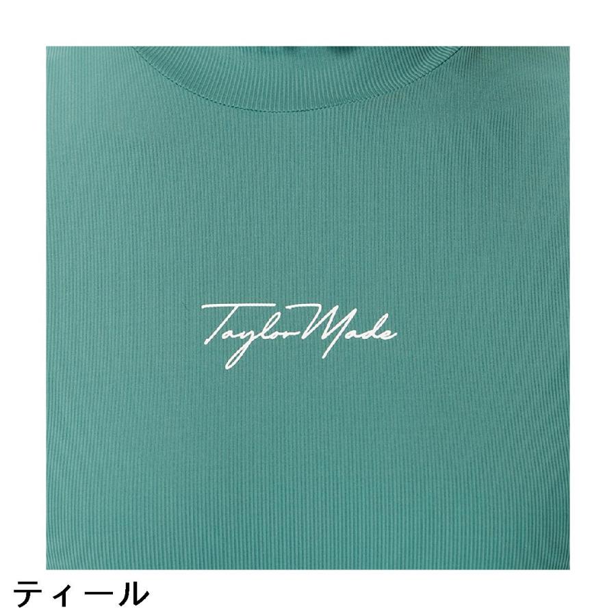テーラーメイド Taylor Made ストレッチ フリルモックネック半袖シャツ レディスの画像