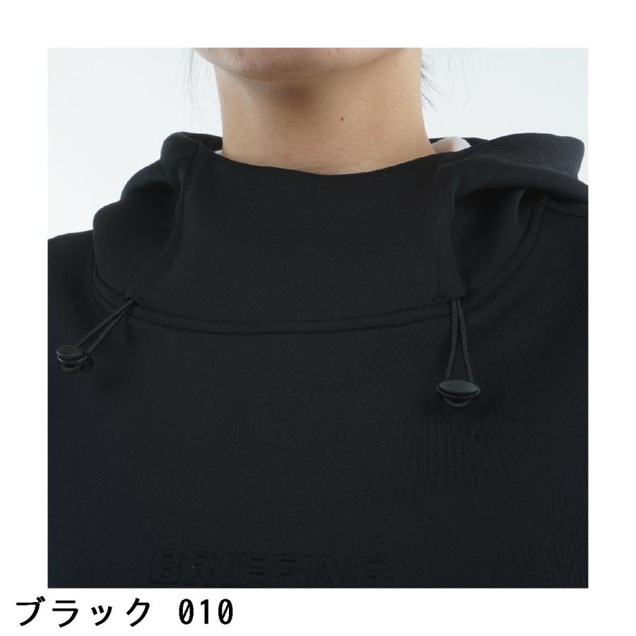BRIEFING ゴルフ　3Dロゴフーディー レディースS ブラック BRIEFING GOLF（ブリーフィングゴルフ） ブリーフィング BRIEFING