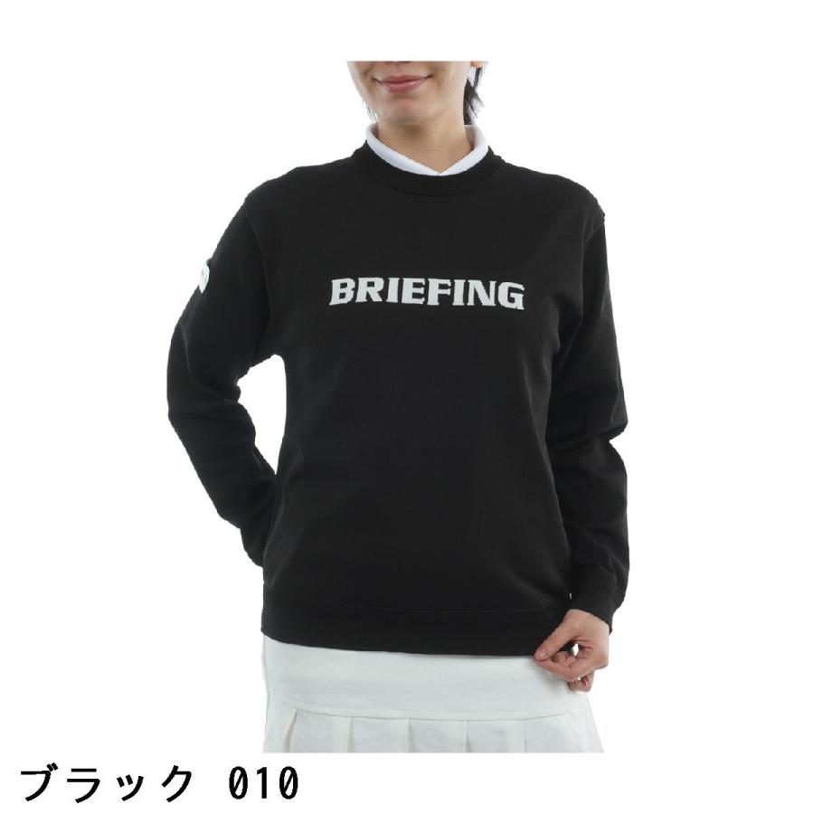 ブリーフィング　クルーネックニット　チャコール BRIEFINGGOLF - ブリーフィングゴルフ メンズウェア【ニット