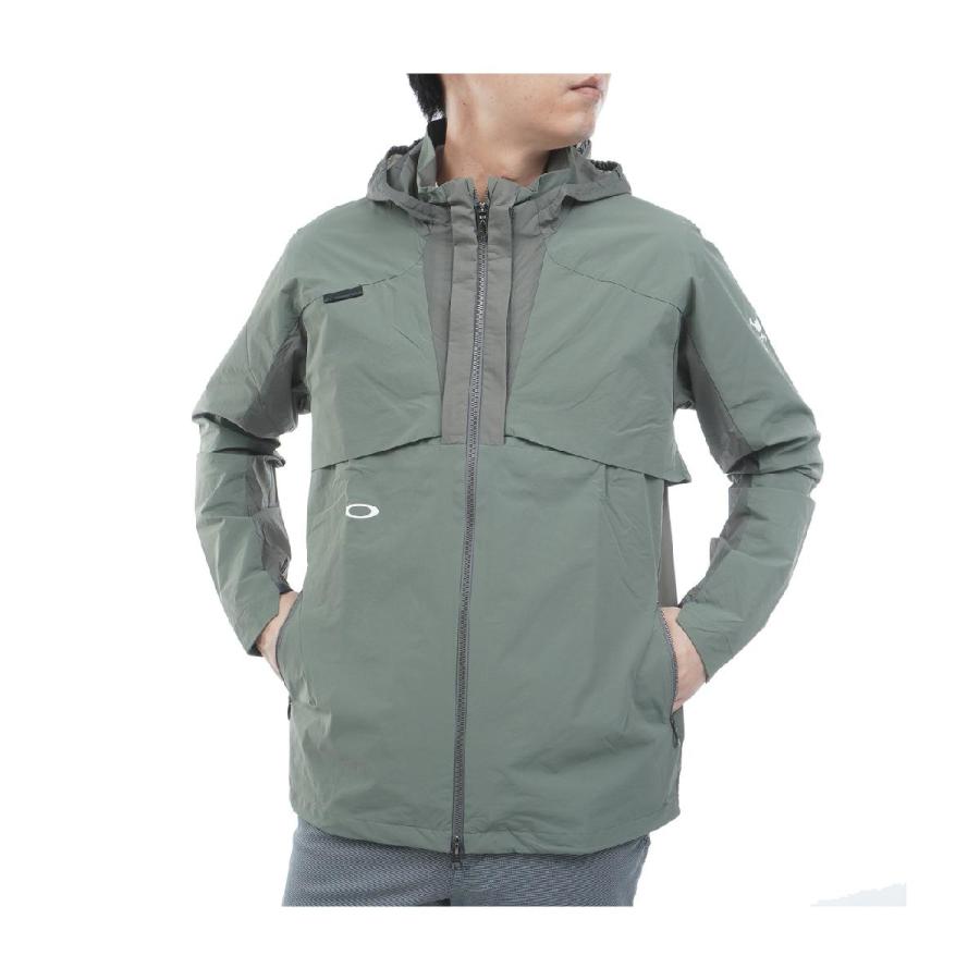 オークリー　スカル レジスタント撥水 2WAYプルオーバー ジャケットМ OAKLEY（オークリー） Skull スカル ストレッチ 2WAY LIGHT DRY