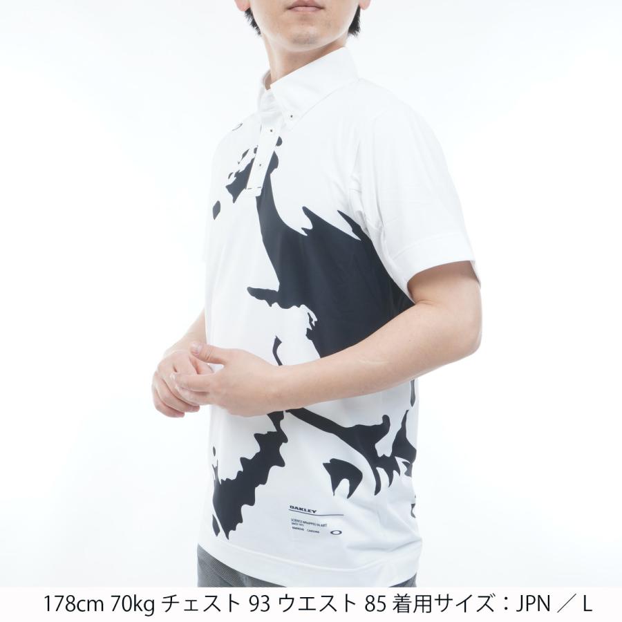 OAKLEY（オークリー） Skull スカル STATEMENT BOLD 半袖ポロシャツ