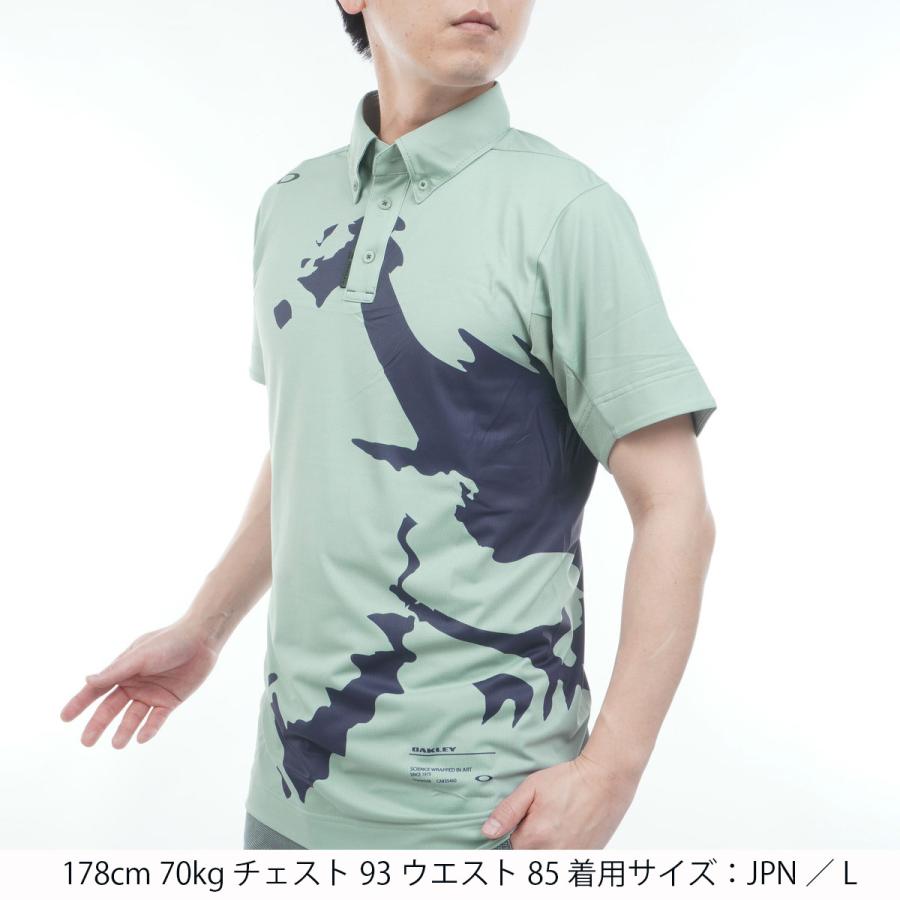 OAKLEY（オークリー） Skull スカル STATEMENT BOLD 半袖ポロシャツ