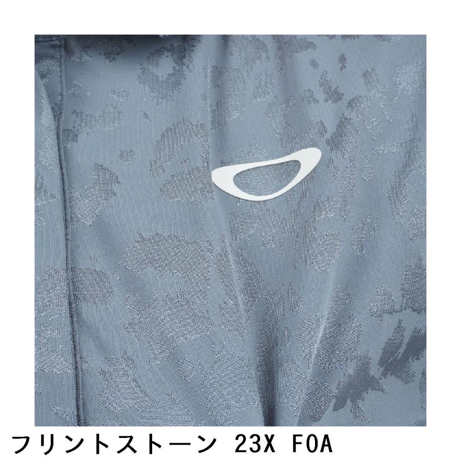 オークリー OAKLEY ELEVATE ストレッチ SPOTTED ジャカード半袖ポロシャツ レディスの画像