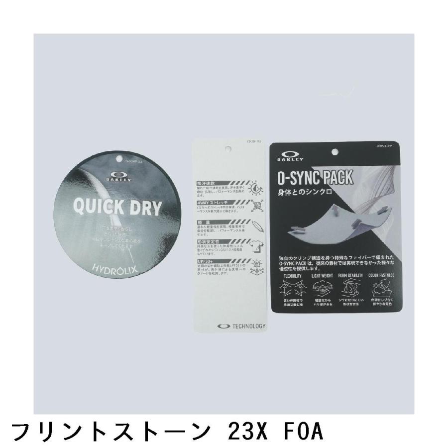 オークリー OAKLEY ELEVATE ストレッチ SPOTTED ジャカード半袖ポロシャツ レディスの画像