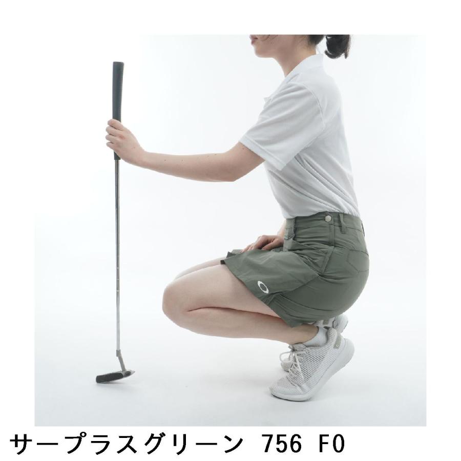 オークリー OAKLEY ELEVATE ストレッチ LIGHT DRY PLEATS キュロットスカート レディスの画像