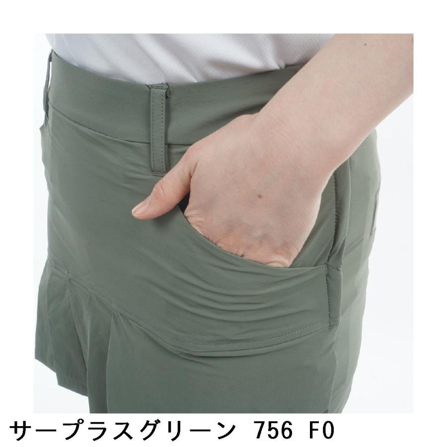 オークリー OAKLEY ELEVATE ストレッチ LIGHT DRY PLEATS キュロットスカート レディスの画像