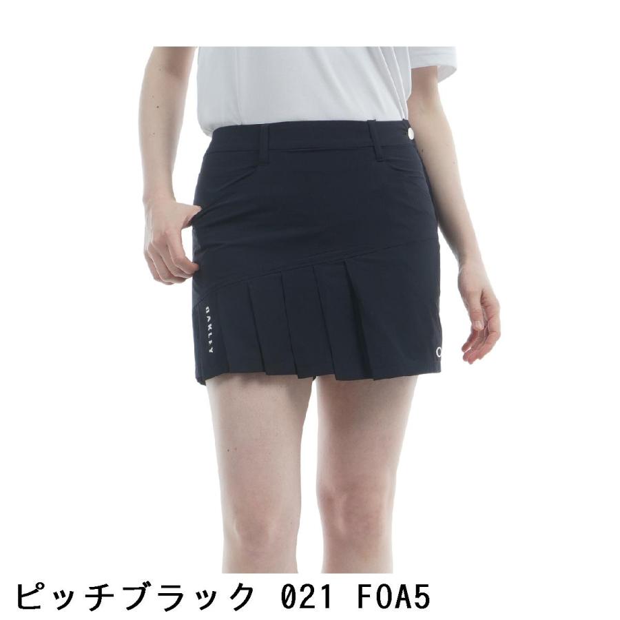 オークリー OAKLEY ELEVATE ストレッチ LIGHT DRY PLEATS キュロットスカート レディスの画像