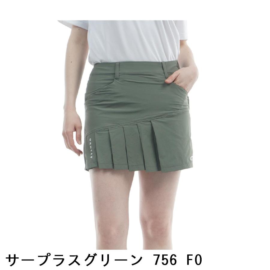 オークリー OAKLEY ELEVATE ストレッチ LIGHT DRY PLEATS キュロットスカート レディスの画像