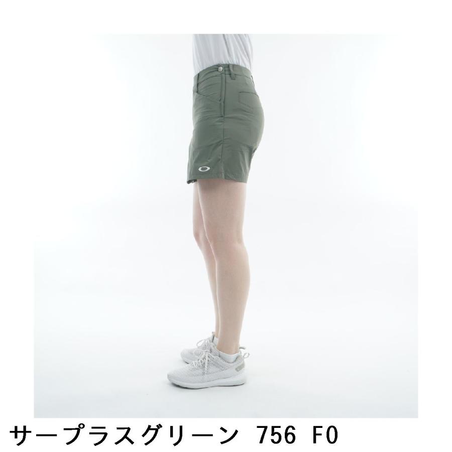 オークリー OAKLEY ELEVATE ストレッチ LIGHT DRY PLEATS キュロットスカート レディスの画像