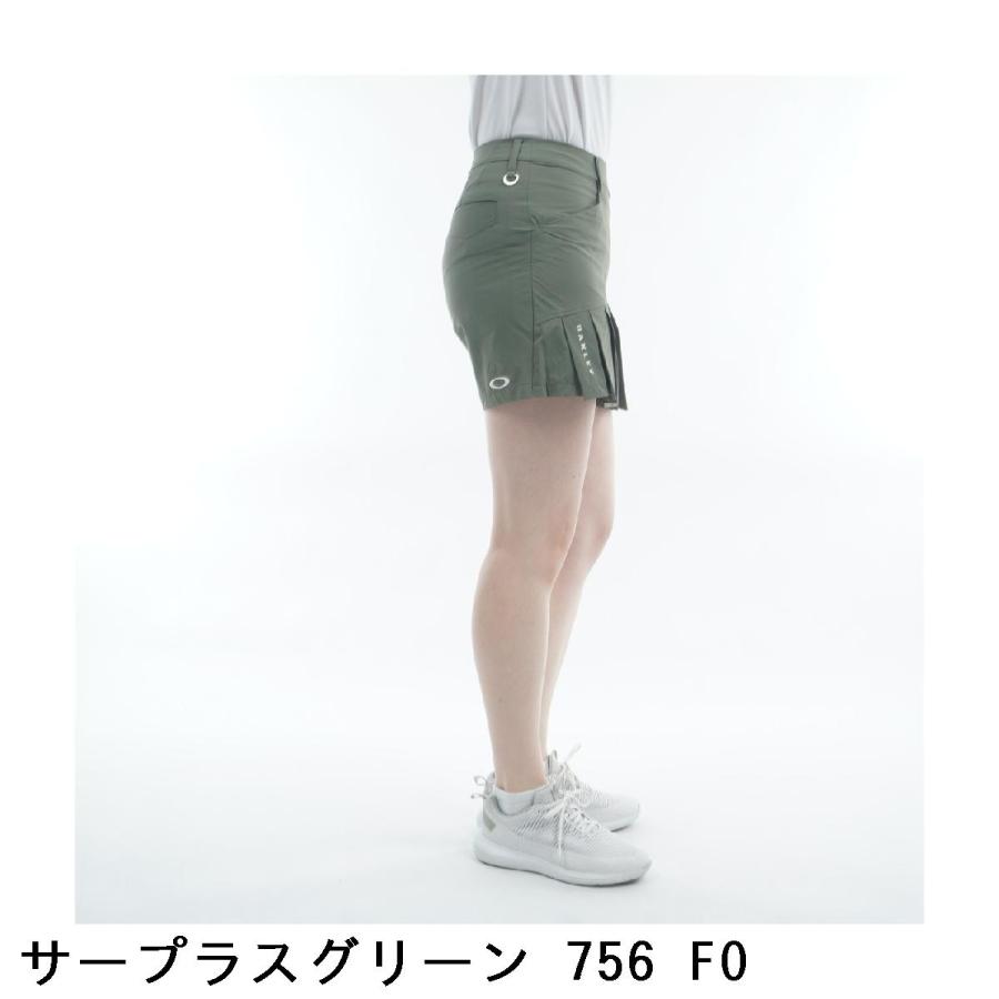 オークリー OAKLEY ELEVATE ストレッチ LIGHT DRY PLEATS キュロットスカート レディスの画像