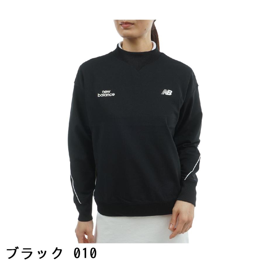 ニューバランス New Balance Golf ストレッチ ダブルピケ スウェットモックネックプルオーバー レディスの画像